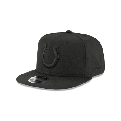 Indianapolis Colts Gorra | New Era NFL Black On Black High Crown 9fifty Snapback Cap Mexico - Negros